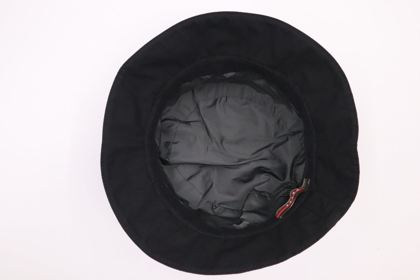 Prada Bucket Hat in Black Nylon