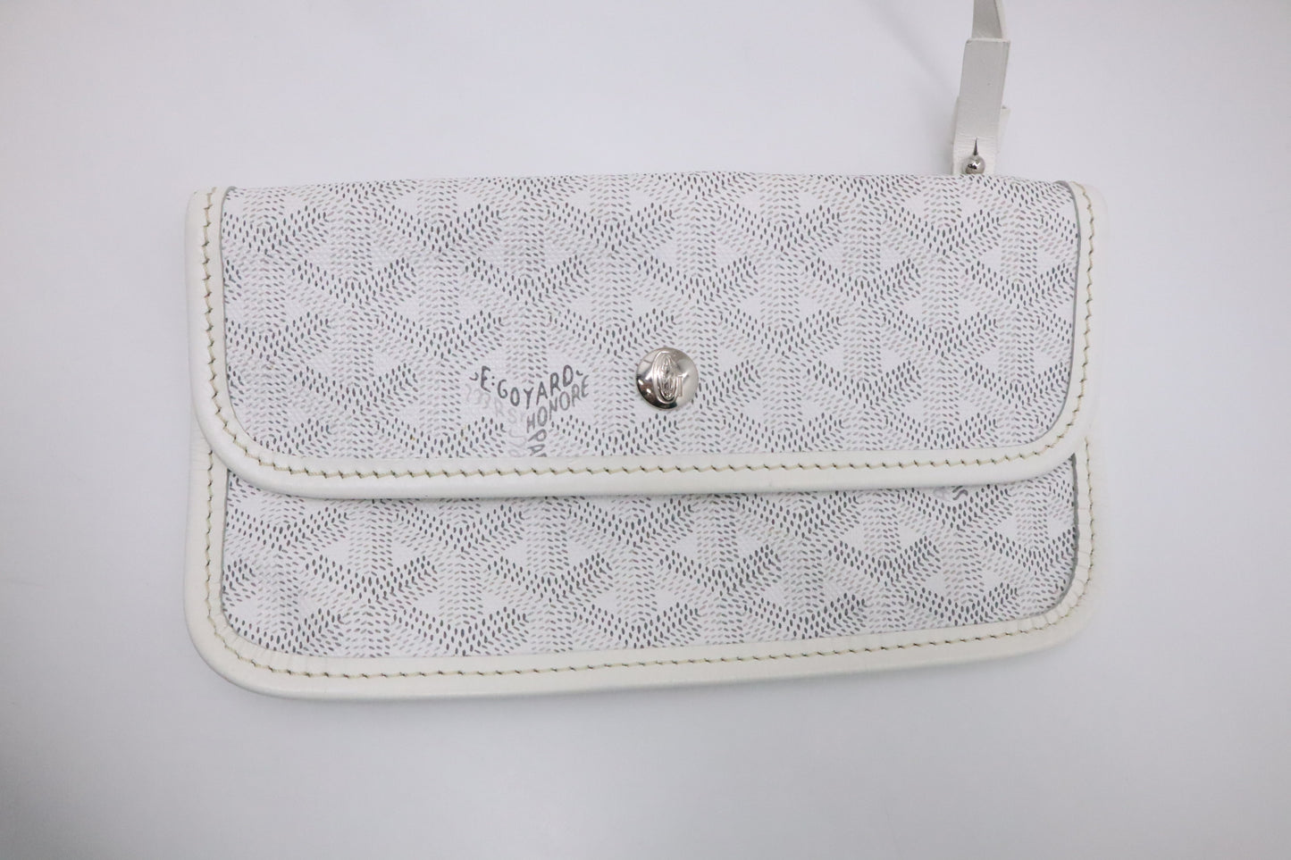 Goyard Saint Louis GM in White Goyardine Canvas