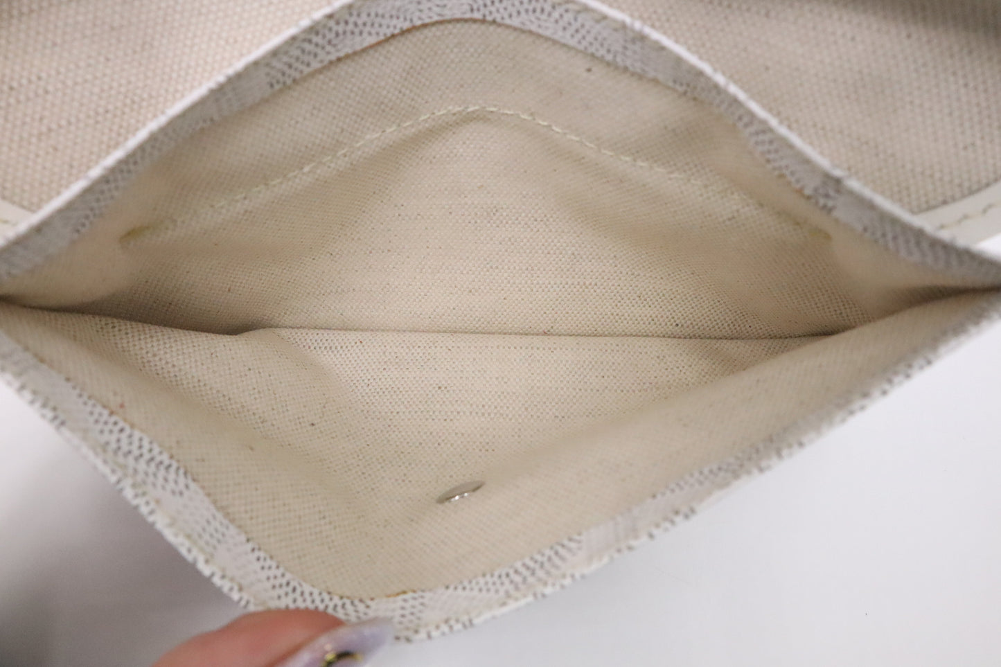 Goyard Saint Louis GM in White Goyardine Canvas