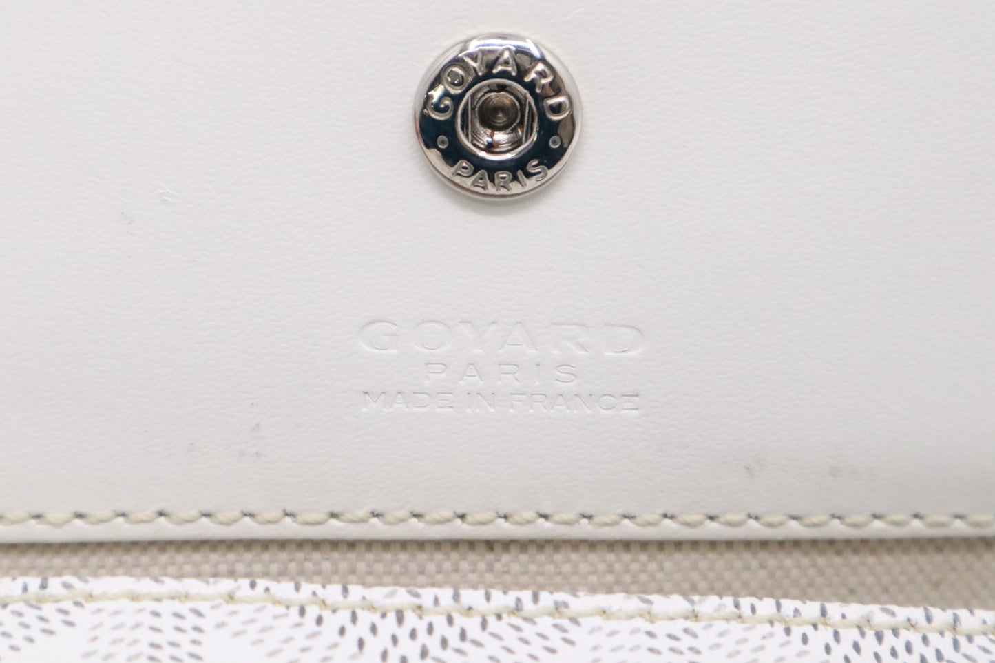 Goyard Saint Louis GM in White Goyardine Canvas