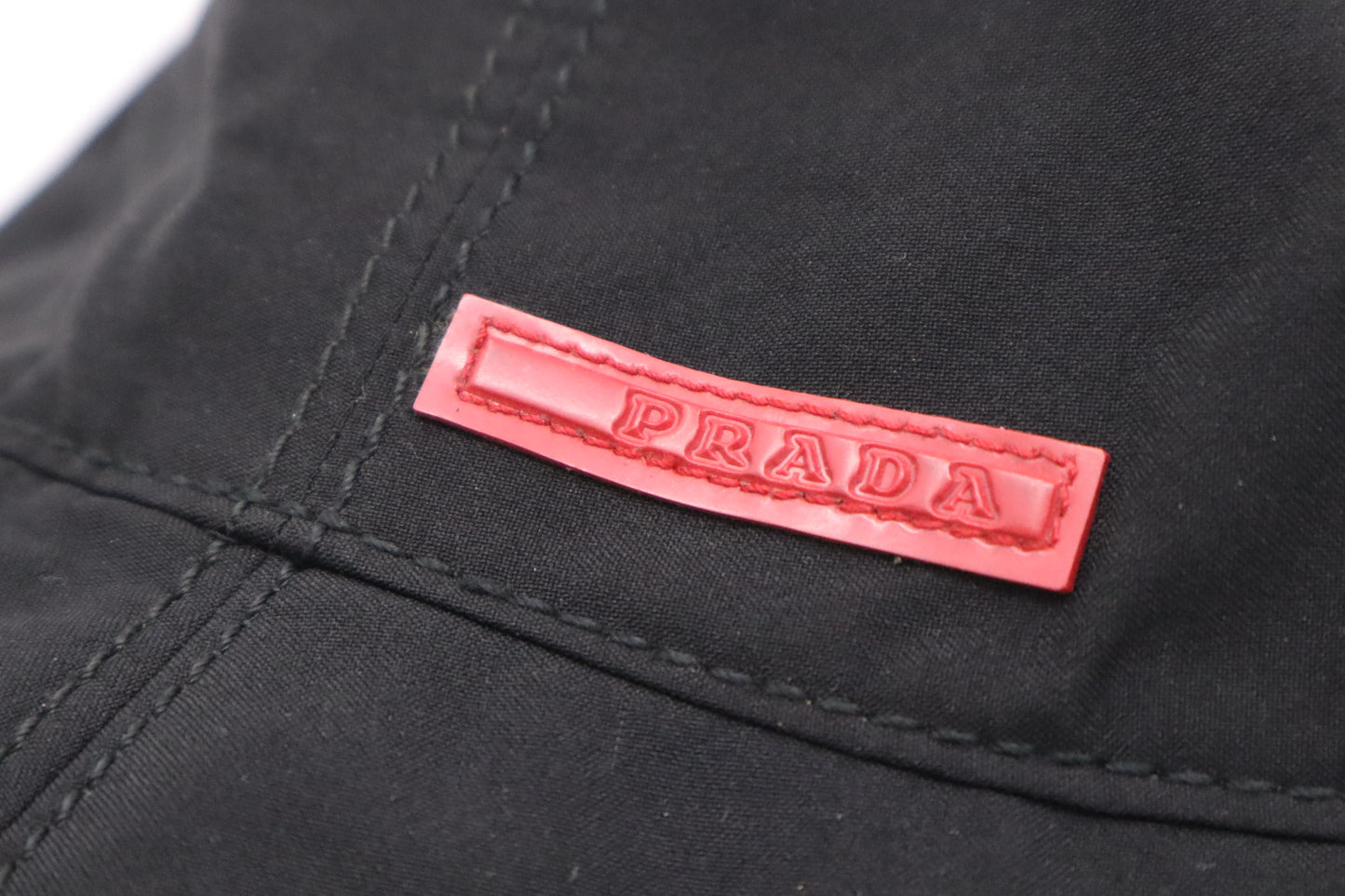 Prada Bucket Hat in Black Nylon