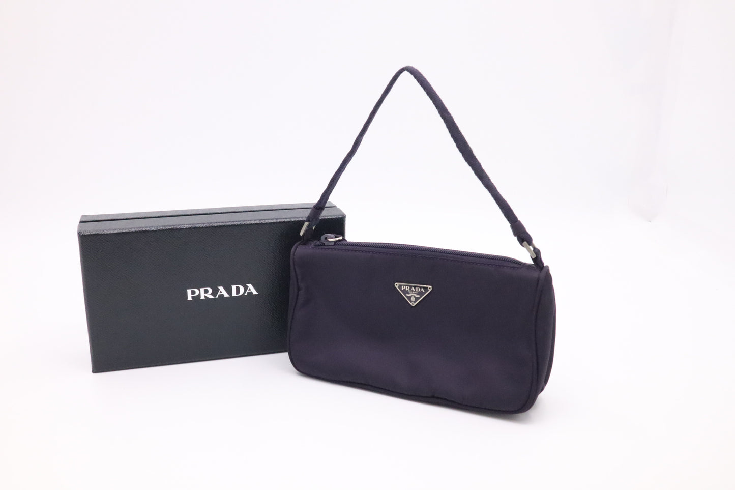 Prada Handbag in Purple Nylon