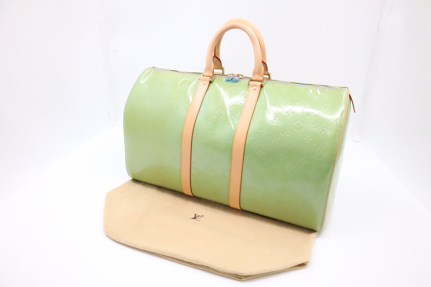 Louis Vuitton Mercer in Light Green Vernis