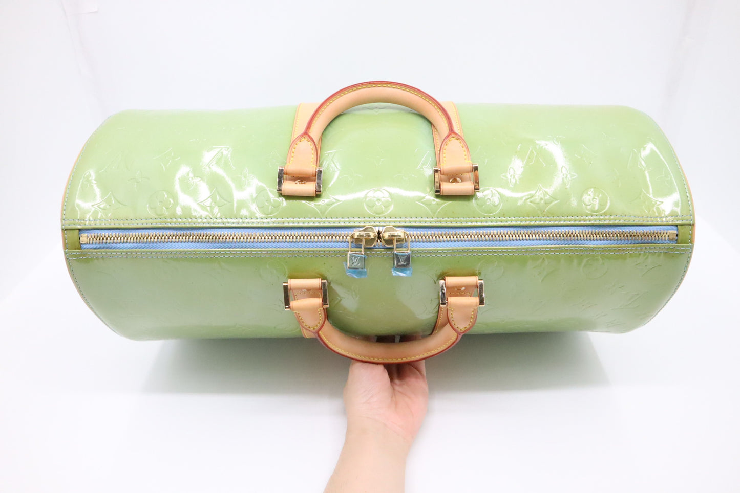 Louis Vuitton Mercer in Light Green Vernis