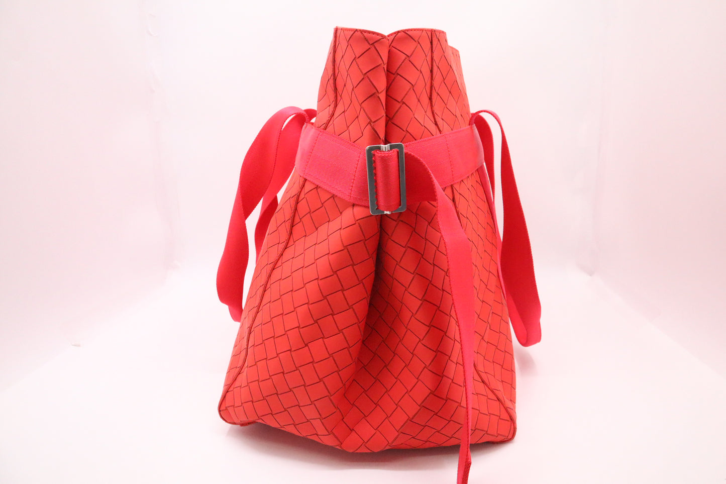 Bottega Veneta Borsa Tote in Tomato Red New Rubber