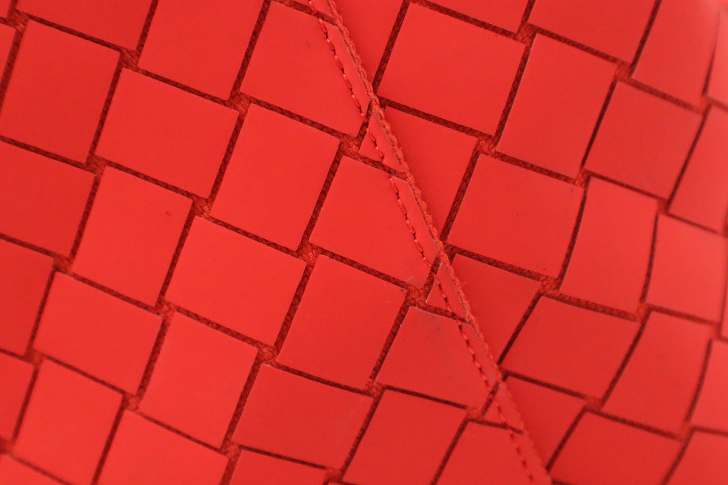 Bottega Veneta Borsa Tote in Tomato Red New Rubber