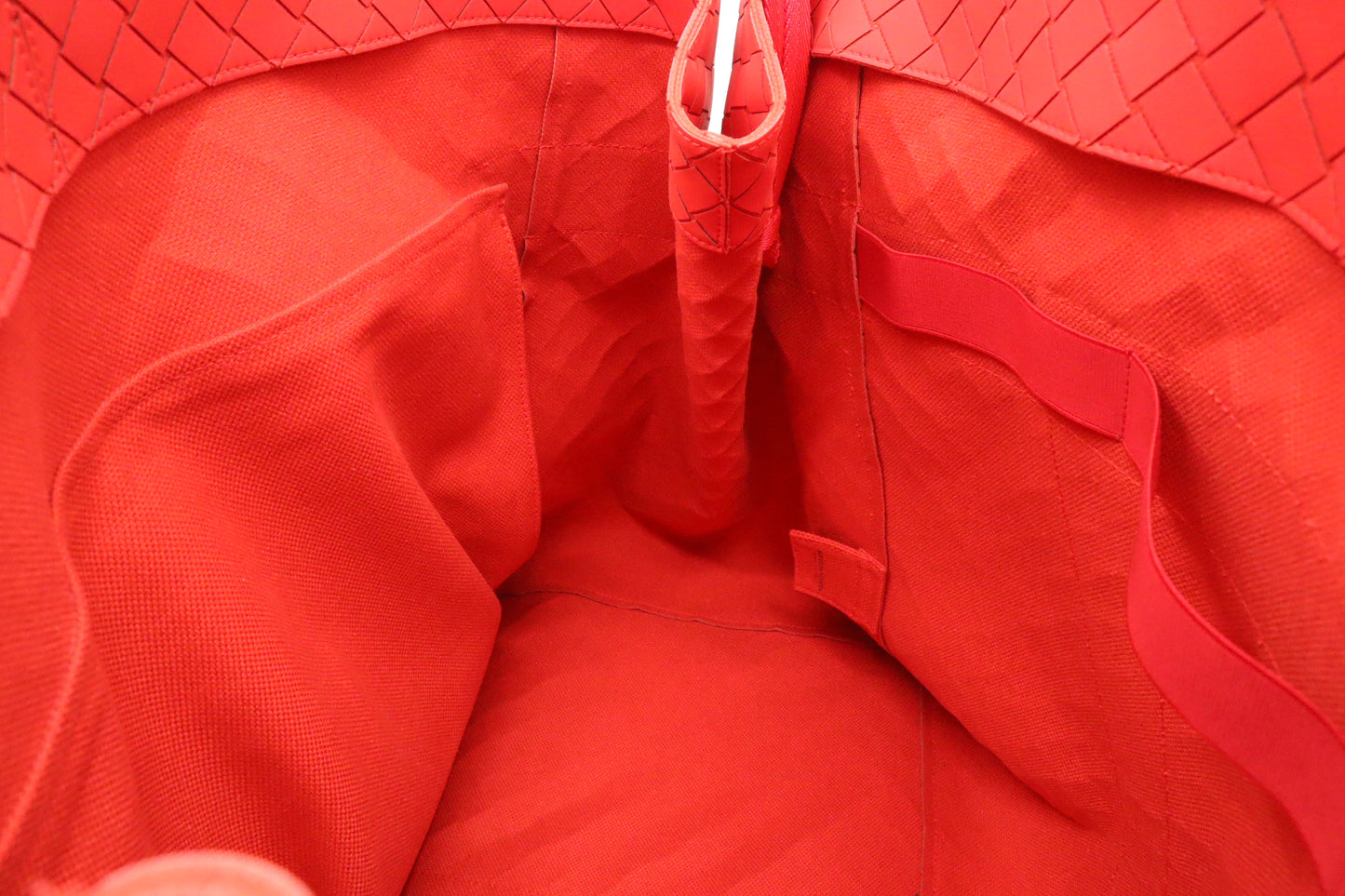 Bottega Veneta Borsa Tote in Tomato Red New Rubber