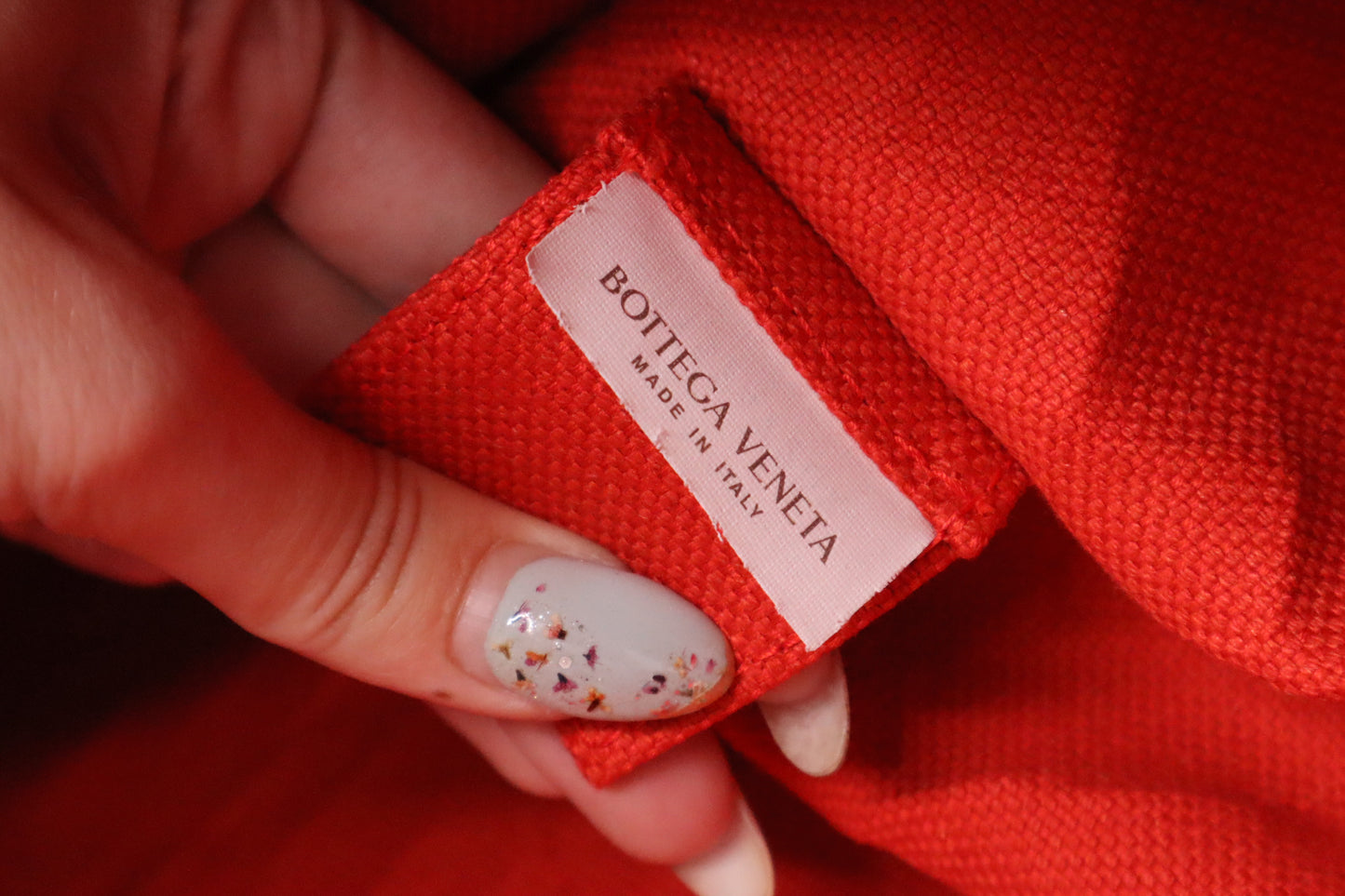 Bottega Veneta Borsa Tote in Tomato Red New Rubber