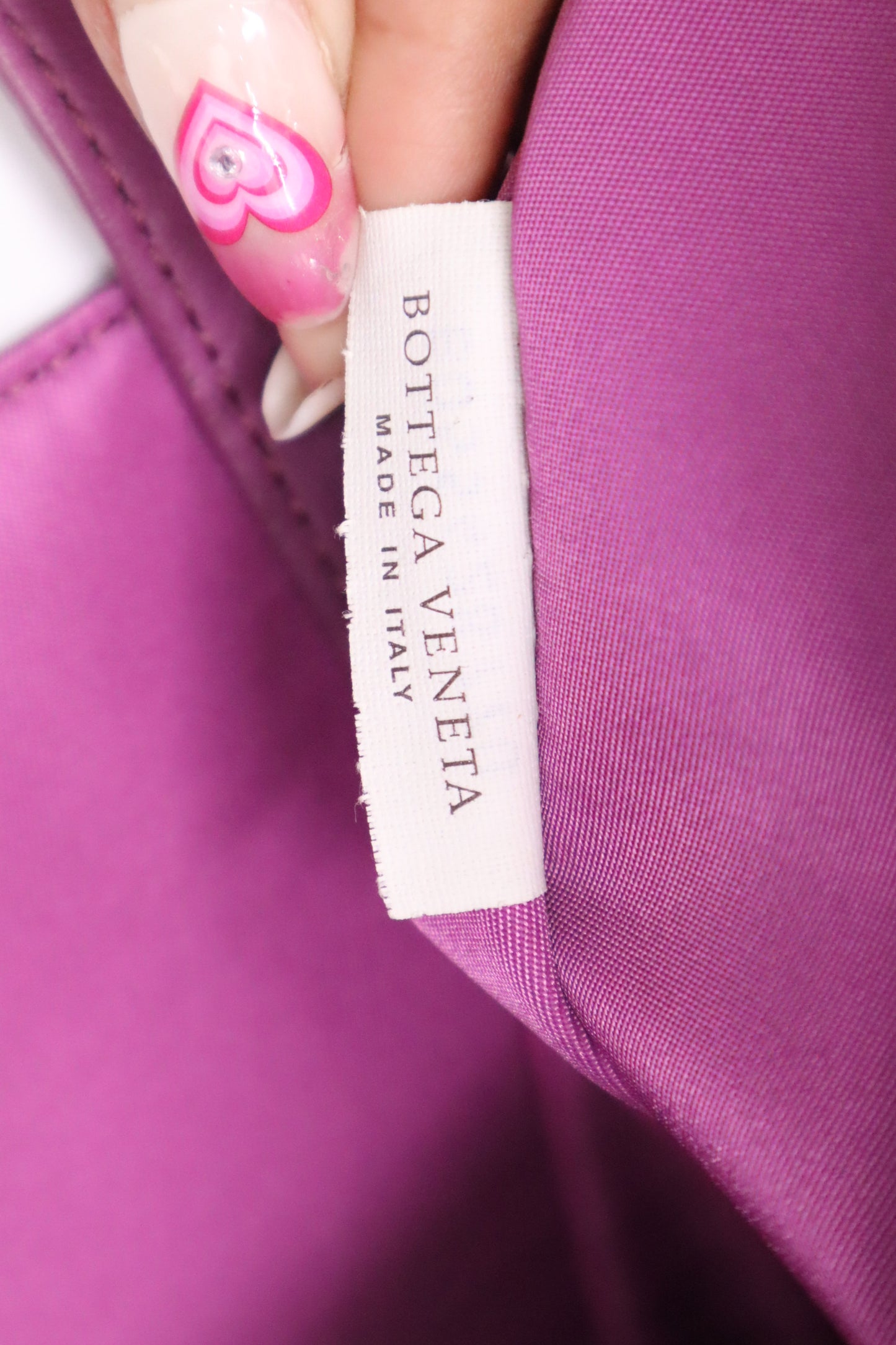 Bottega Veneta Tote in Purple Nylon