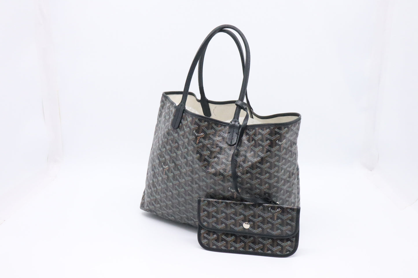Goyard Saint Louis PM in Black Canvas