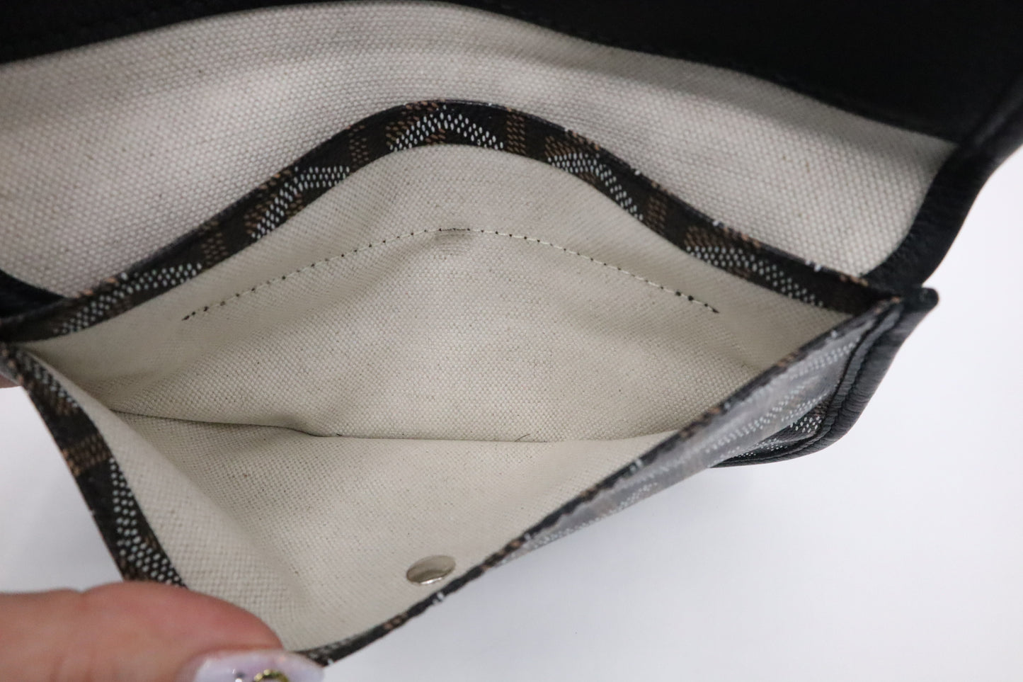 Goyard Saint Louis PM in Black Canvas