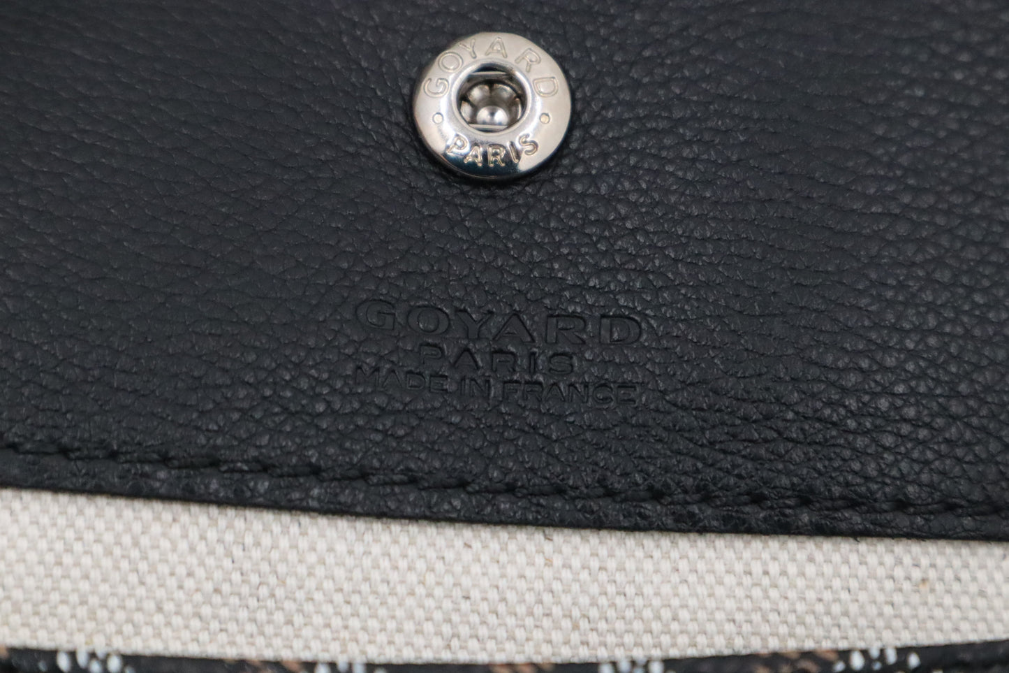 Goyard Saint Louis PM in Black Canvas