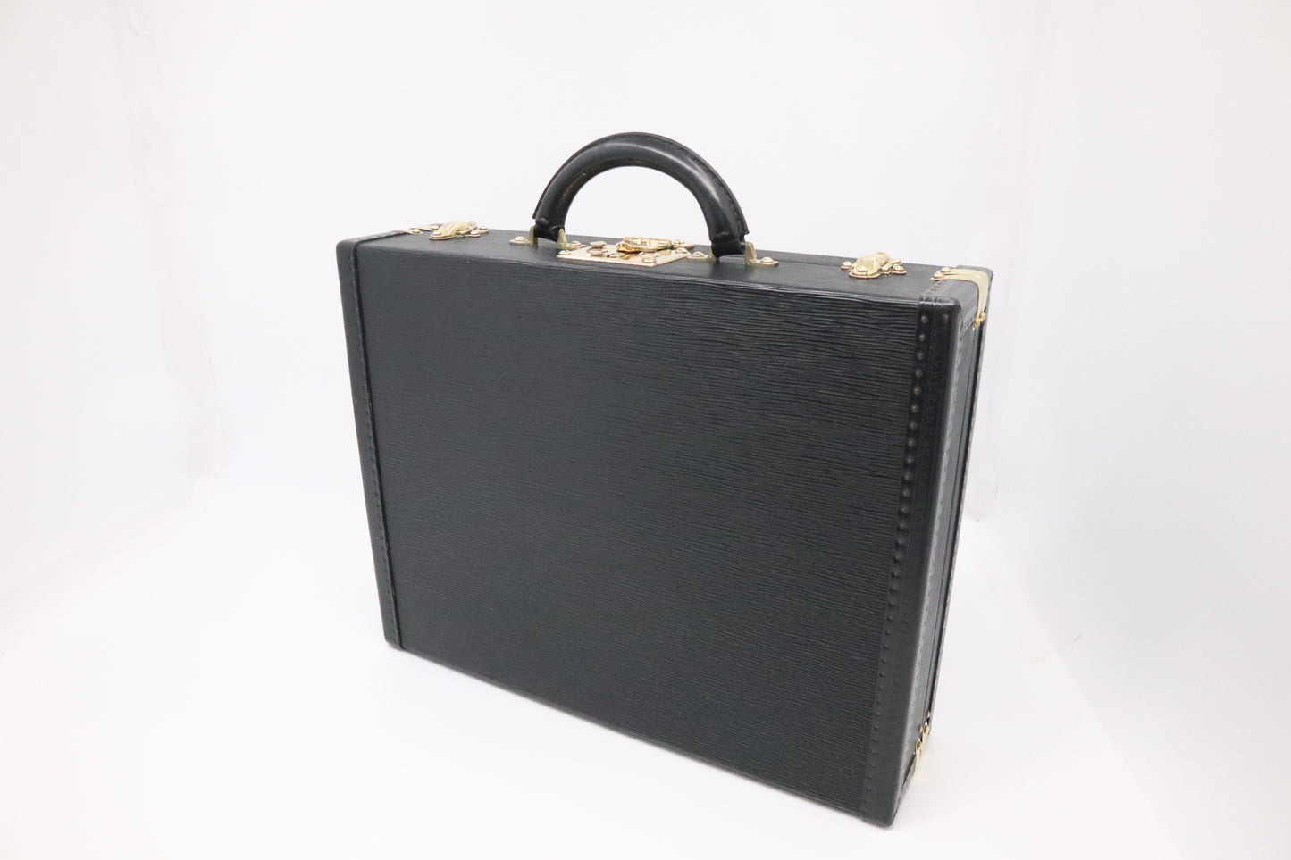 Louis Vuitton President Briefcase in Black Epi Leather