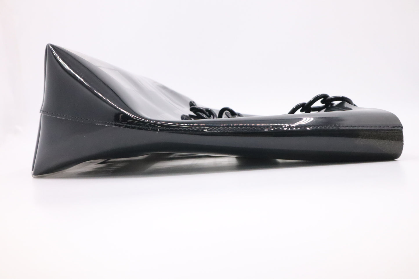 Chanel Window Tote in Black & Clear Vinyl