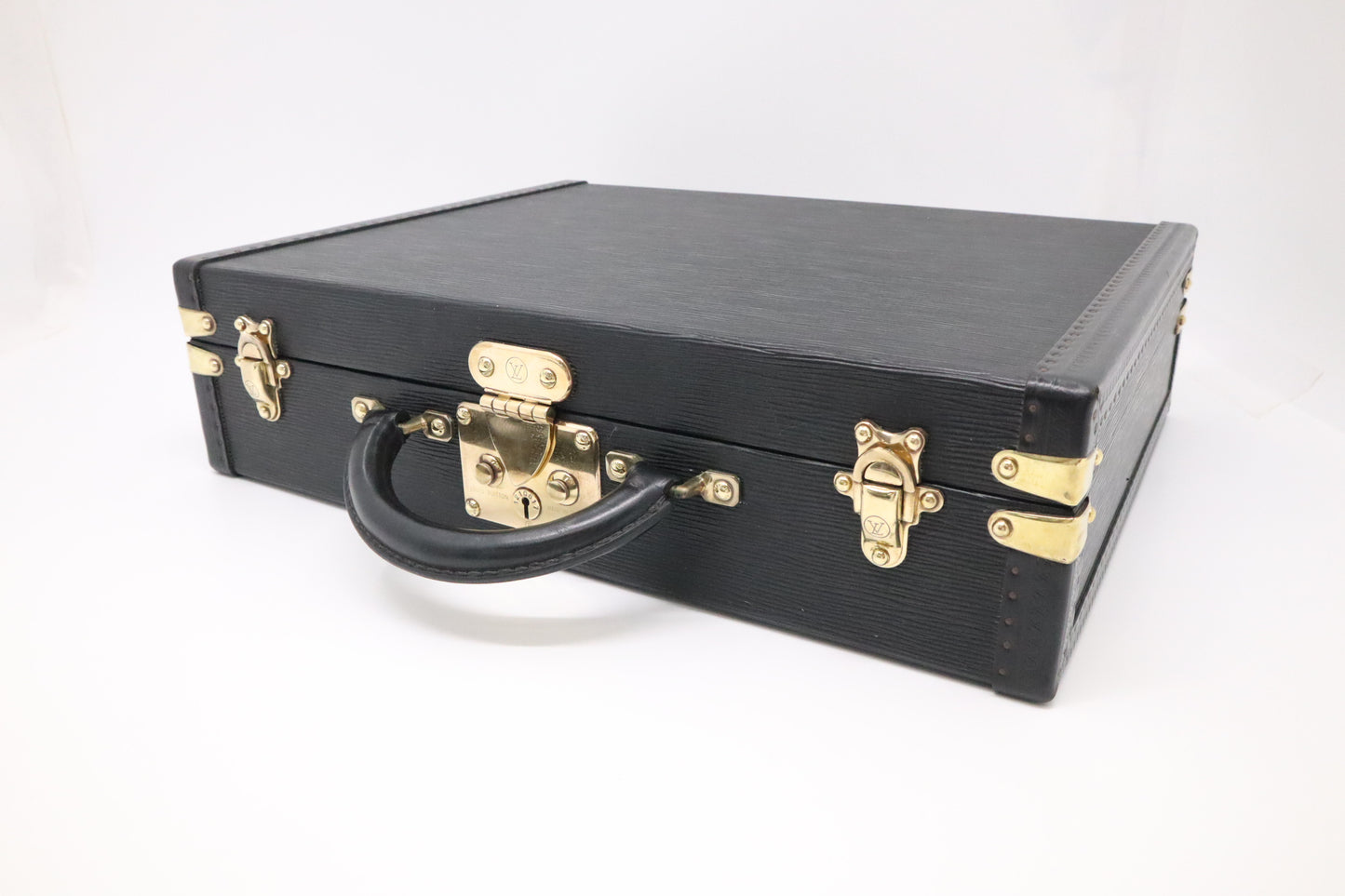 Louis Vuitton President Briefcase in Black Epi Leather