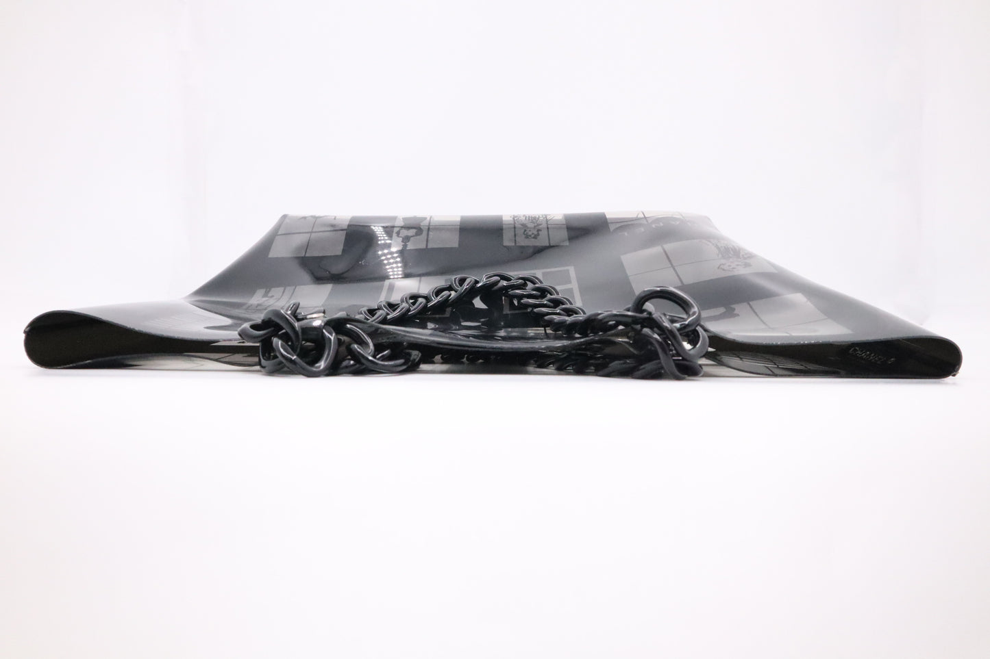 Chanel Window Tote in Black & Clear Vinyl