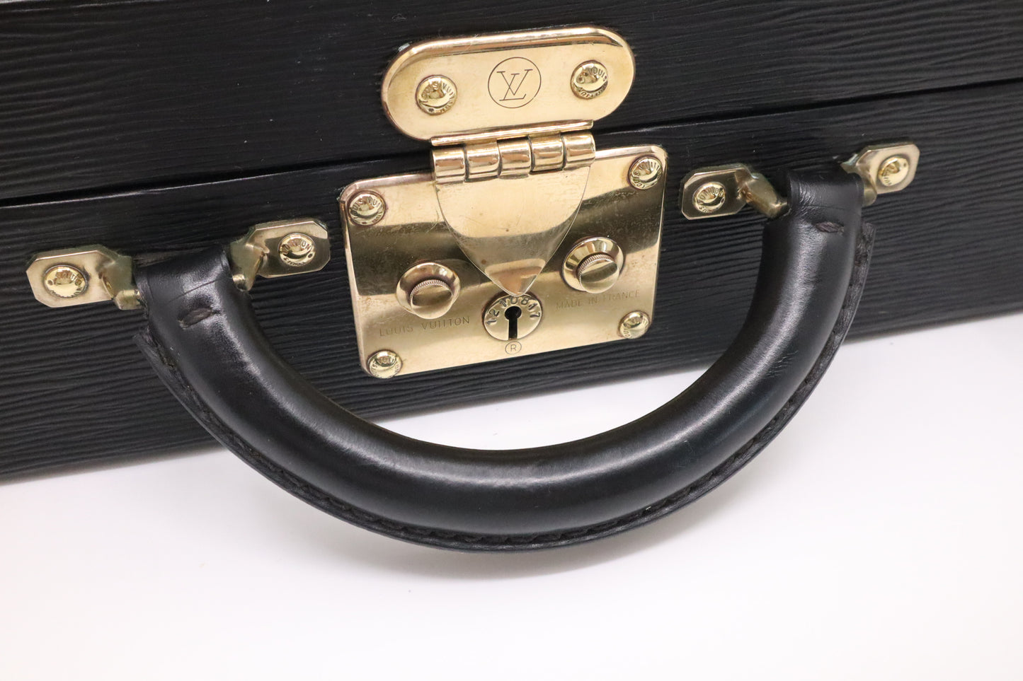 Louis Vuitton President Briefcase in Black Epi Leather
