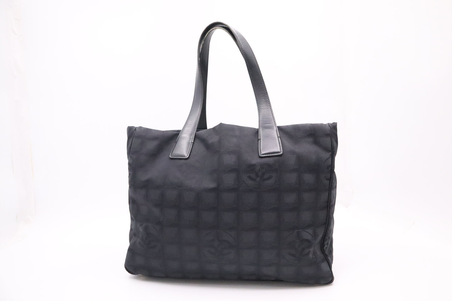 Chanel New Travel Line Tote in Black Canvas