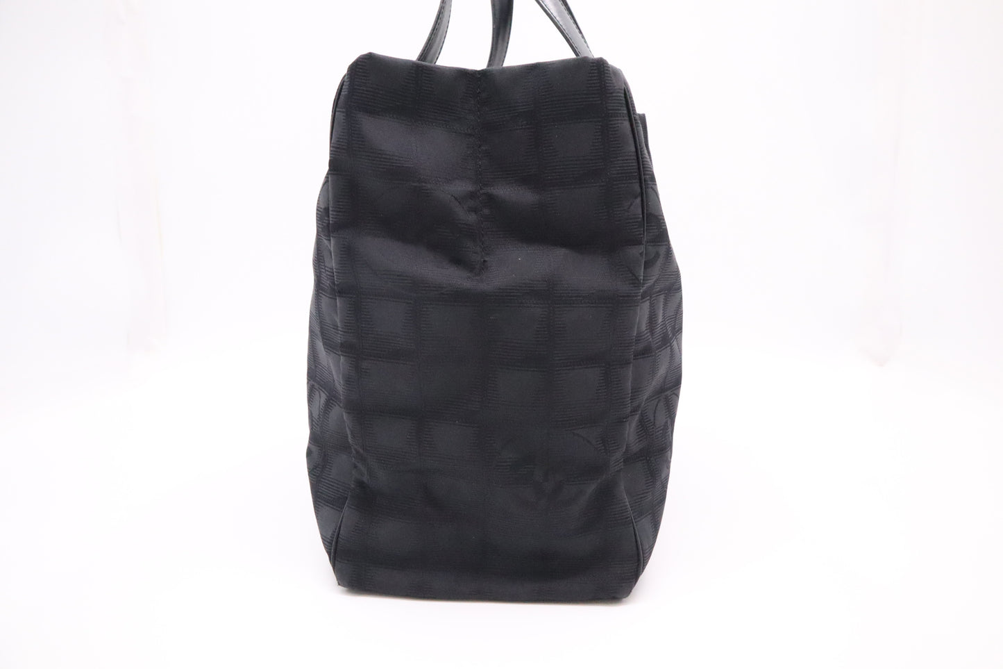 Chanel New Travel Line Tote in Black Canvas
