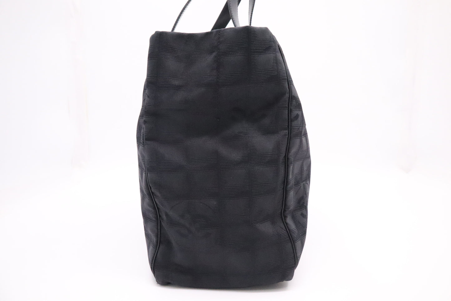 Chanel New Travel Line Tote in Black Canvas