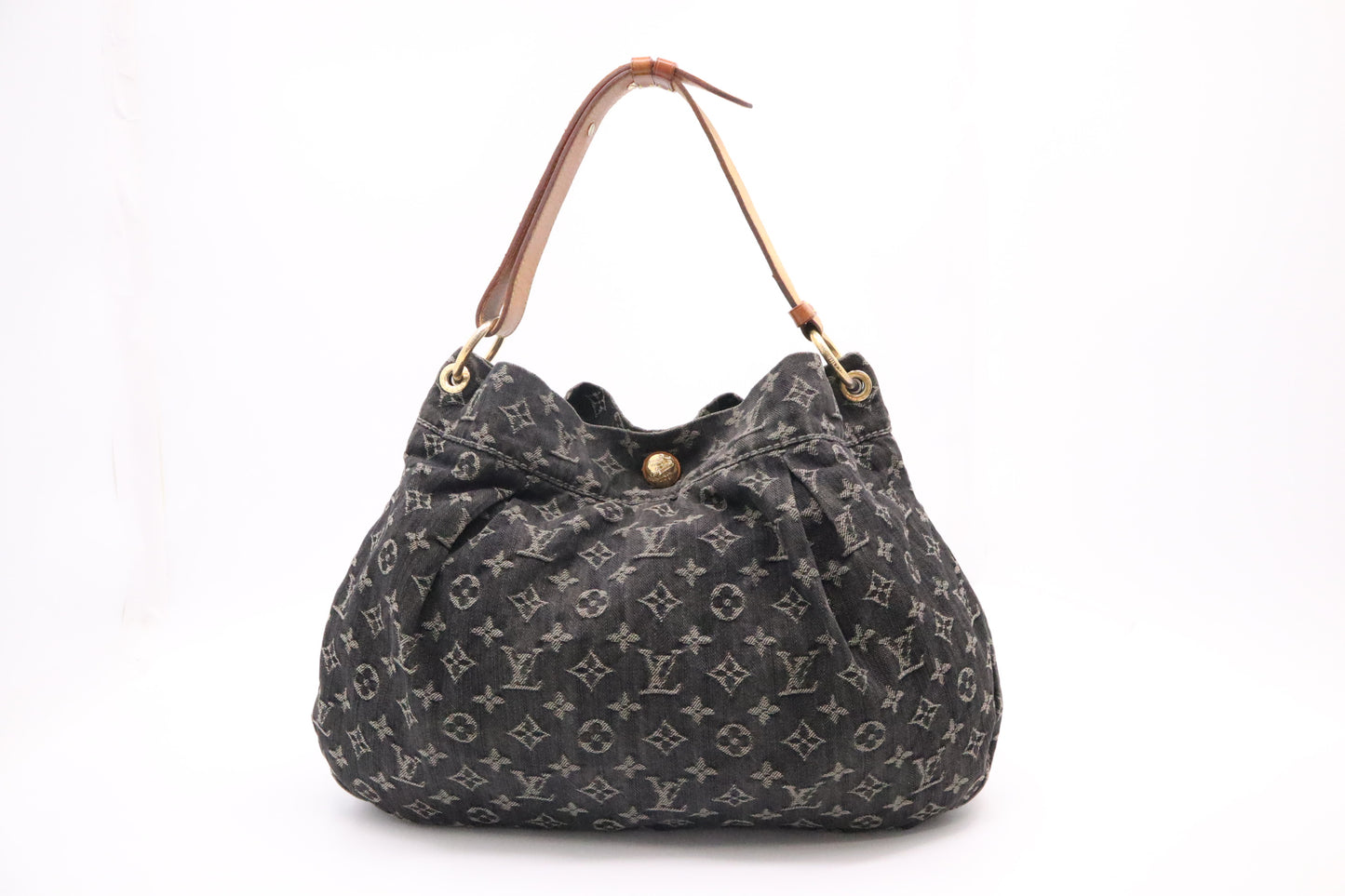 Louis Vuitton Daily PM in Black Monogram Denim