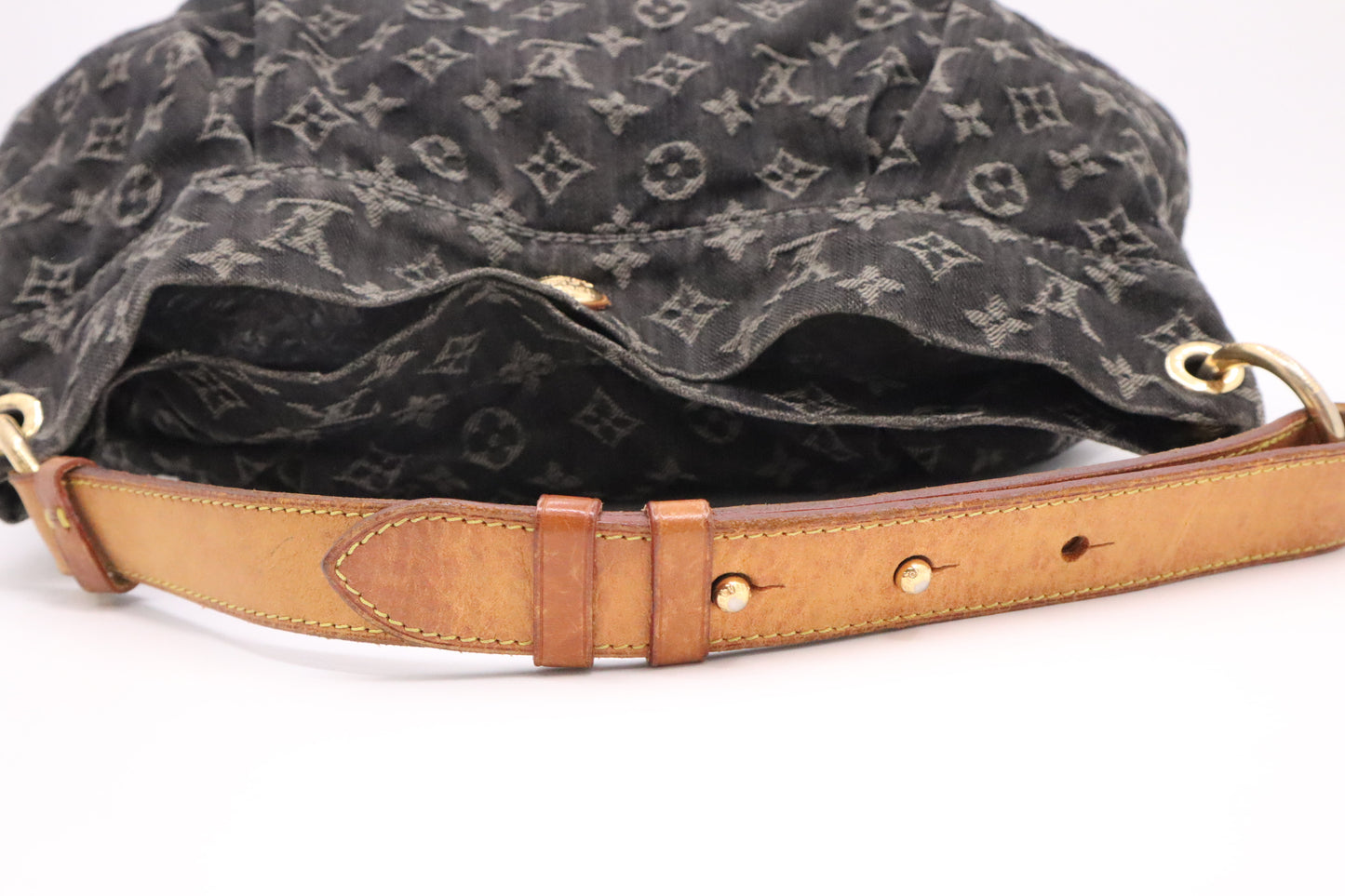 Louis Vuitton Daily PM in Black Monogram Denim