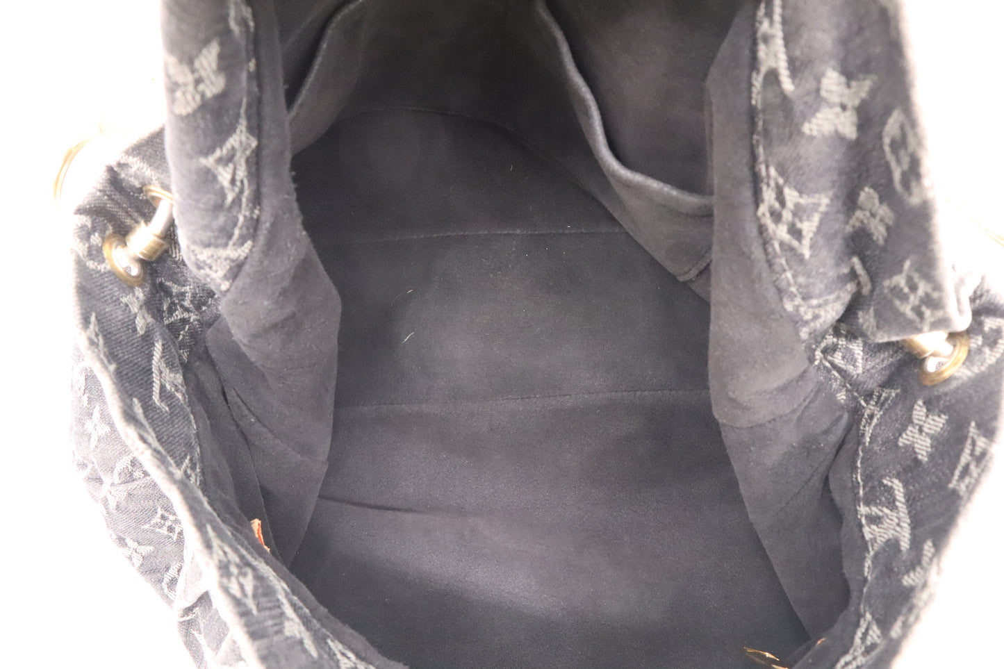 Louis Vuitton Daily PM in Black Monogram Denim