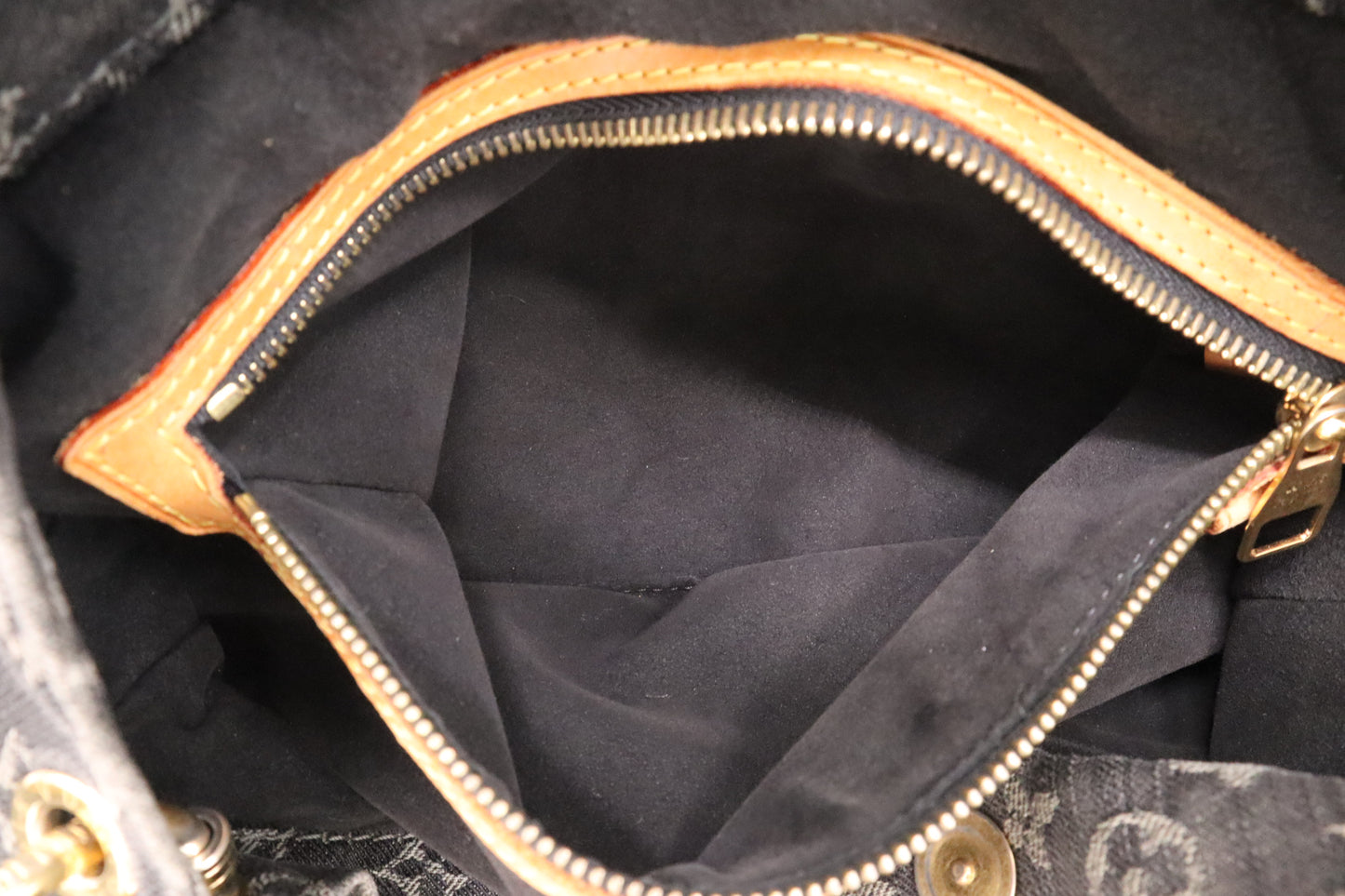 Louis Vuitton Daily PM in Black Monogram Denim