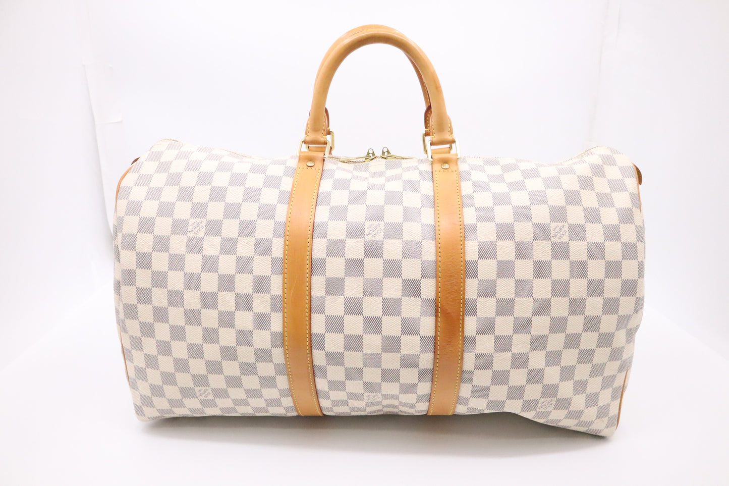 Louis Vuitton Keepall 50 in Damier Azur Canvas