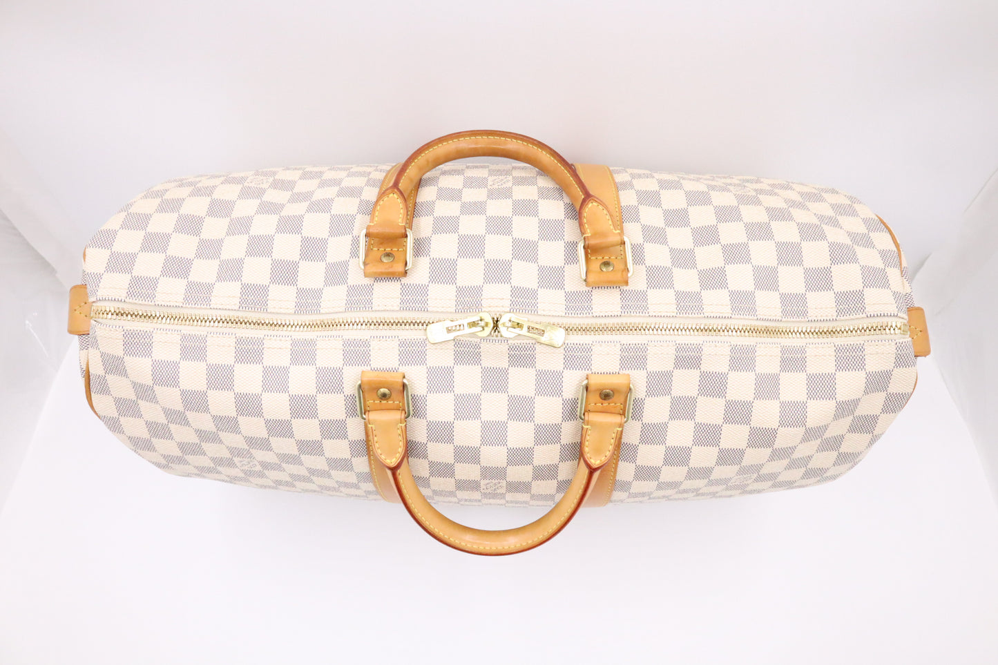 Louis Vuitton Keepall 50 in Damier Azur Canvas