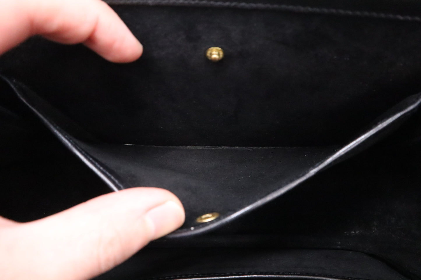 Gucci Bamboo Medium Top Handle in Black Leather