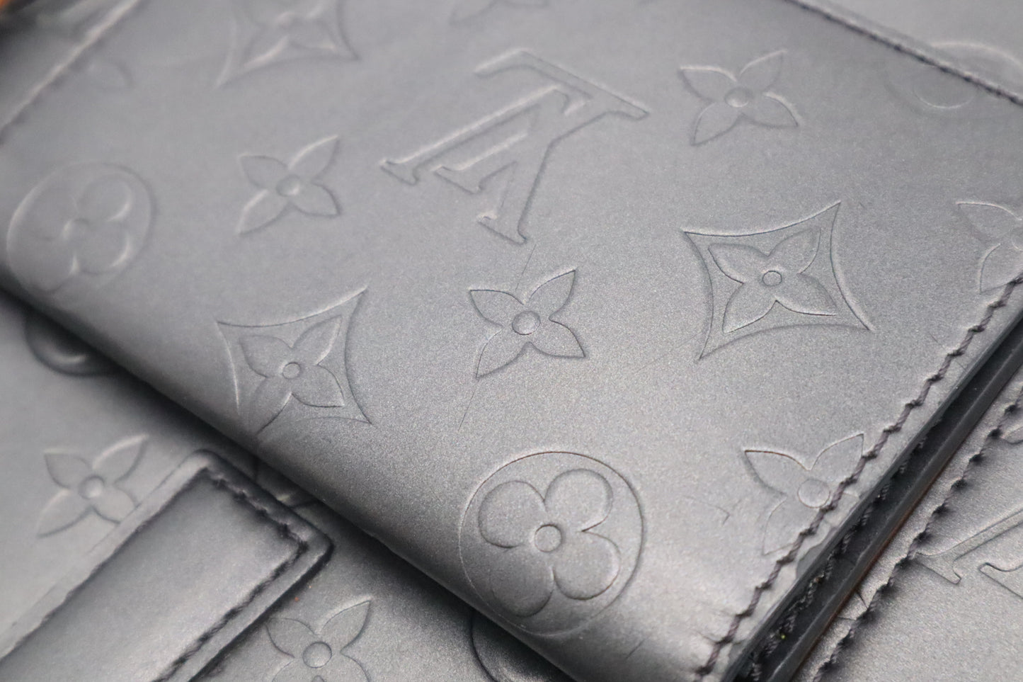 Louis Vuitton Wilwood in Grey Matte Monogram Leather