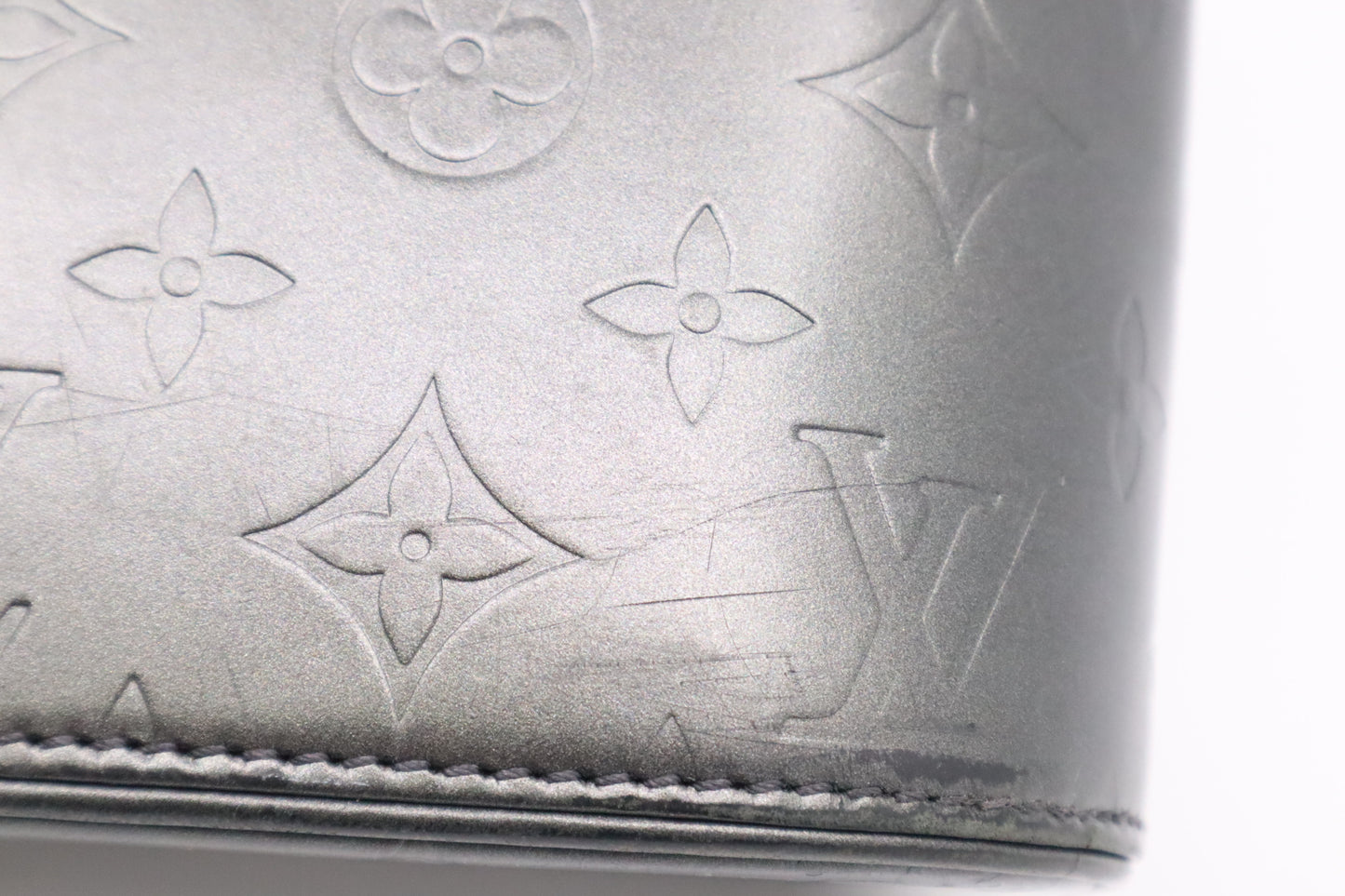 Louis Vuitton Wilwood in Grey Matte Monogram Leather