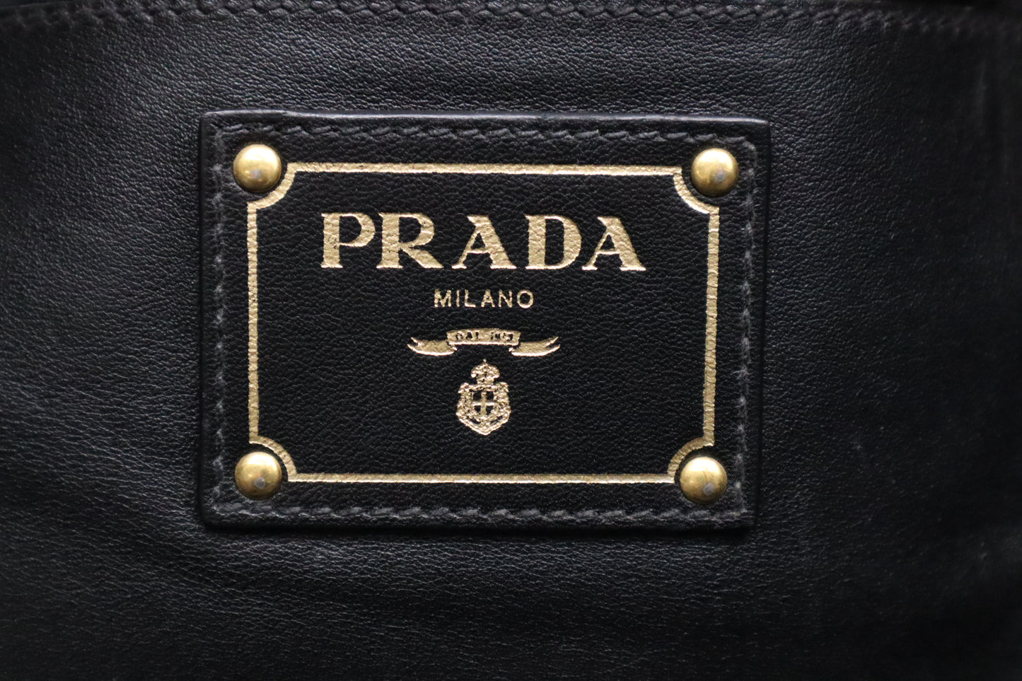 Prada 2-Way Bag in Black Leather