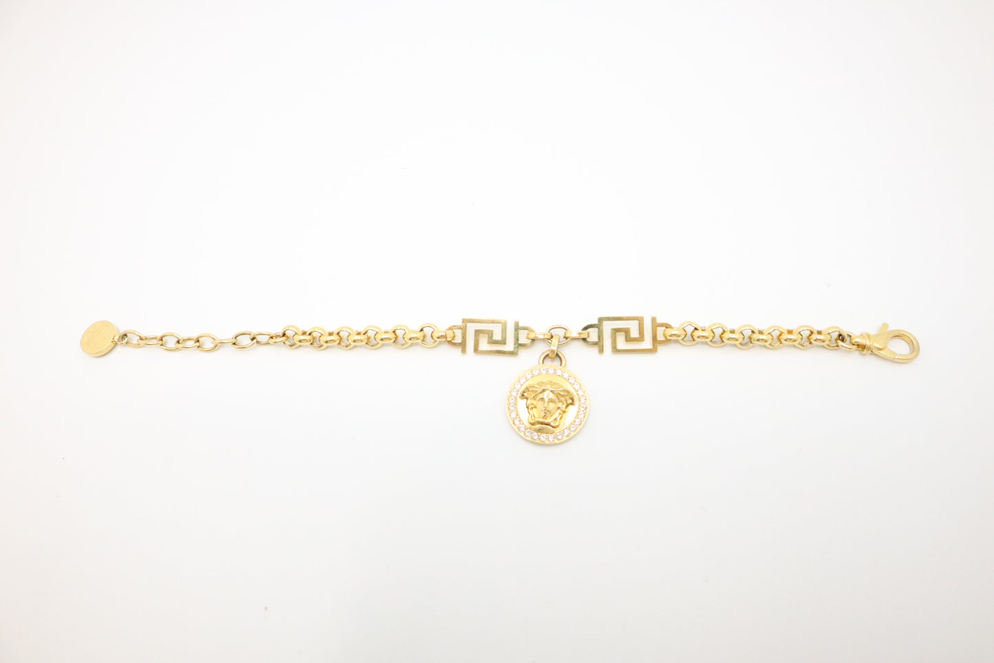 Versace Crystal La Medusa Greca Bracelet
