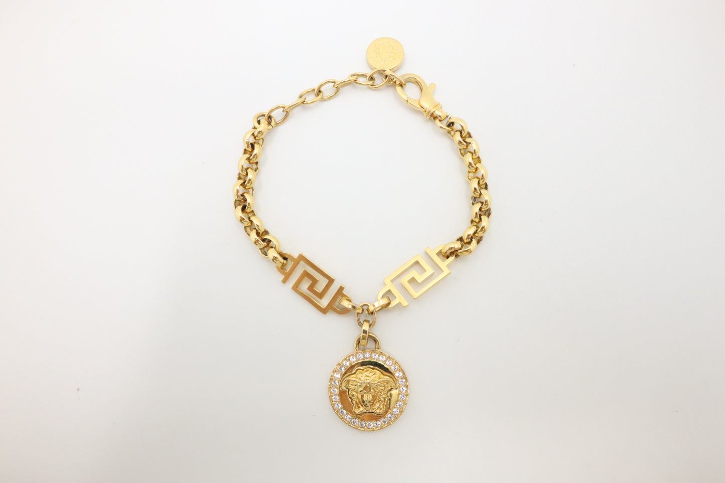 Versace Crystal La Medusa Greca Bracelet