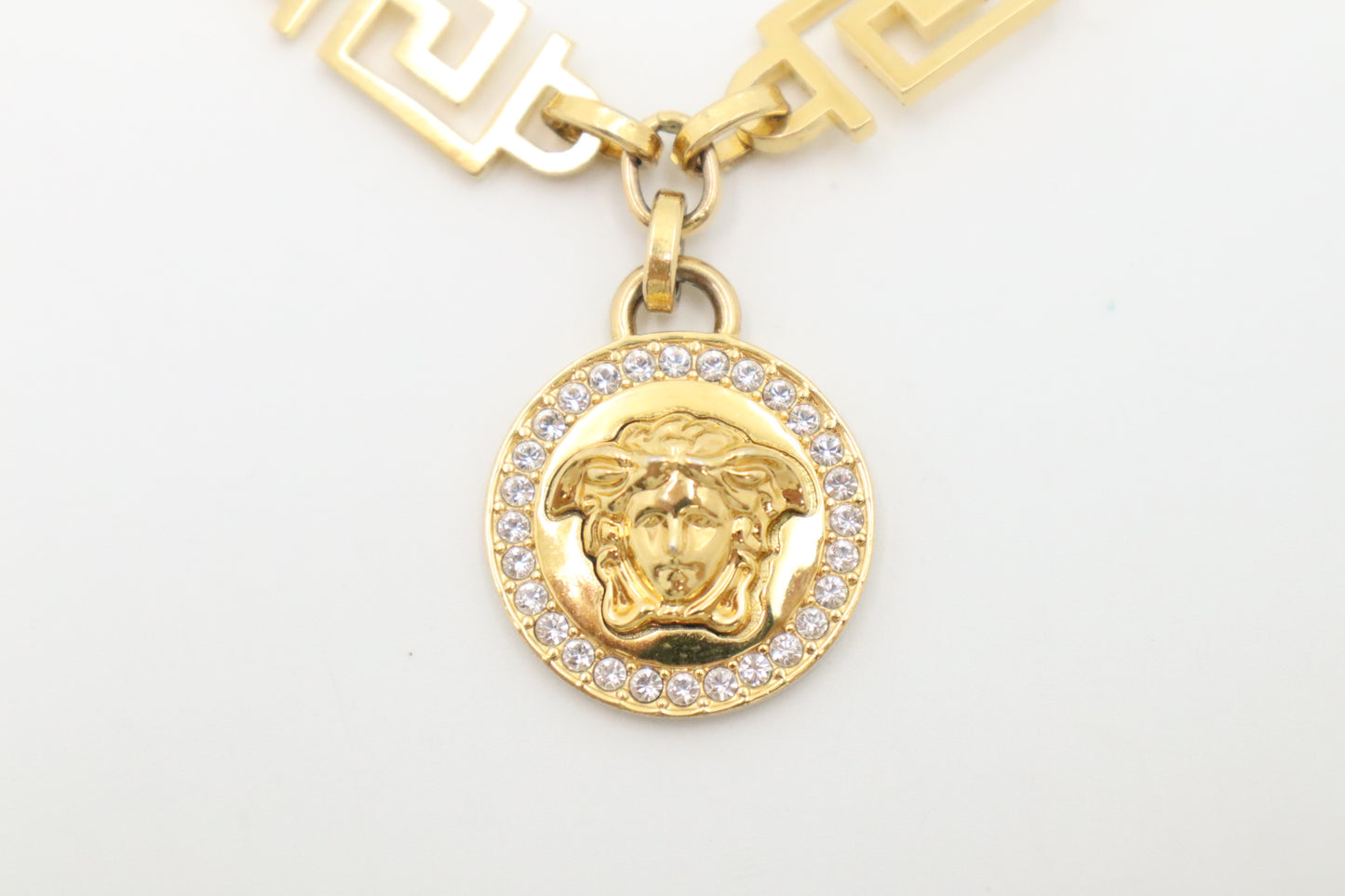 Versace Crystal La Medusa Greca Bracelet