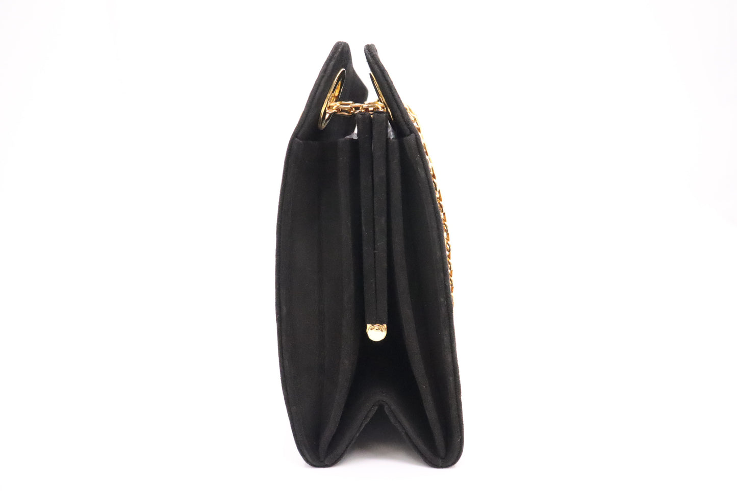 Chanel Shoulder Bag in Black Suede