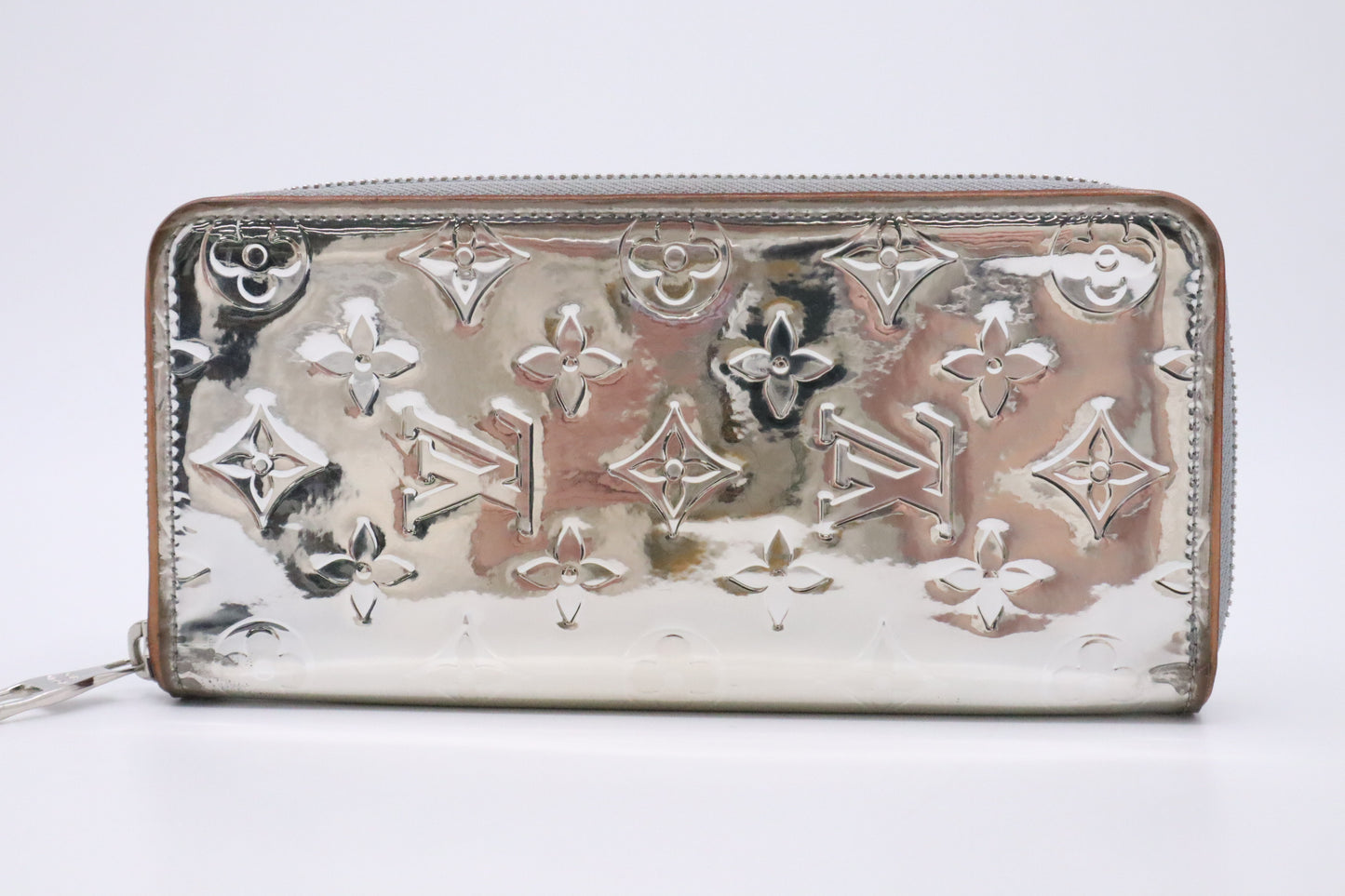 Louis Vuitton Zippy Vertical Wallet in Monogram Mirror Canvas