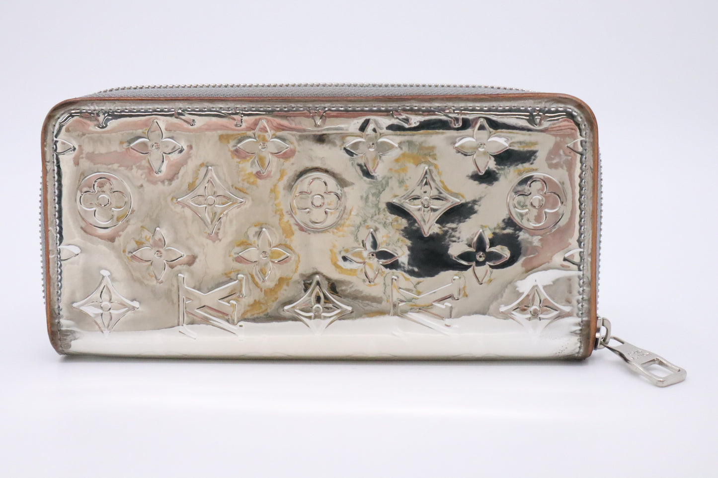 Louis Vuitton Zippy Vertical Wallet in Monogram Mirror Canvas