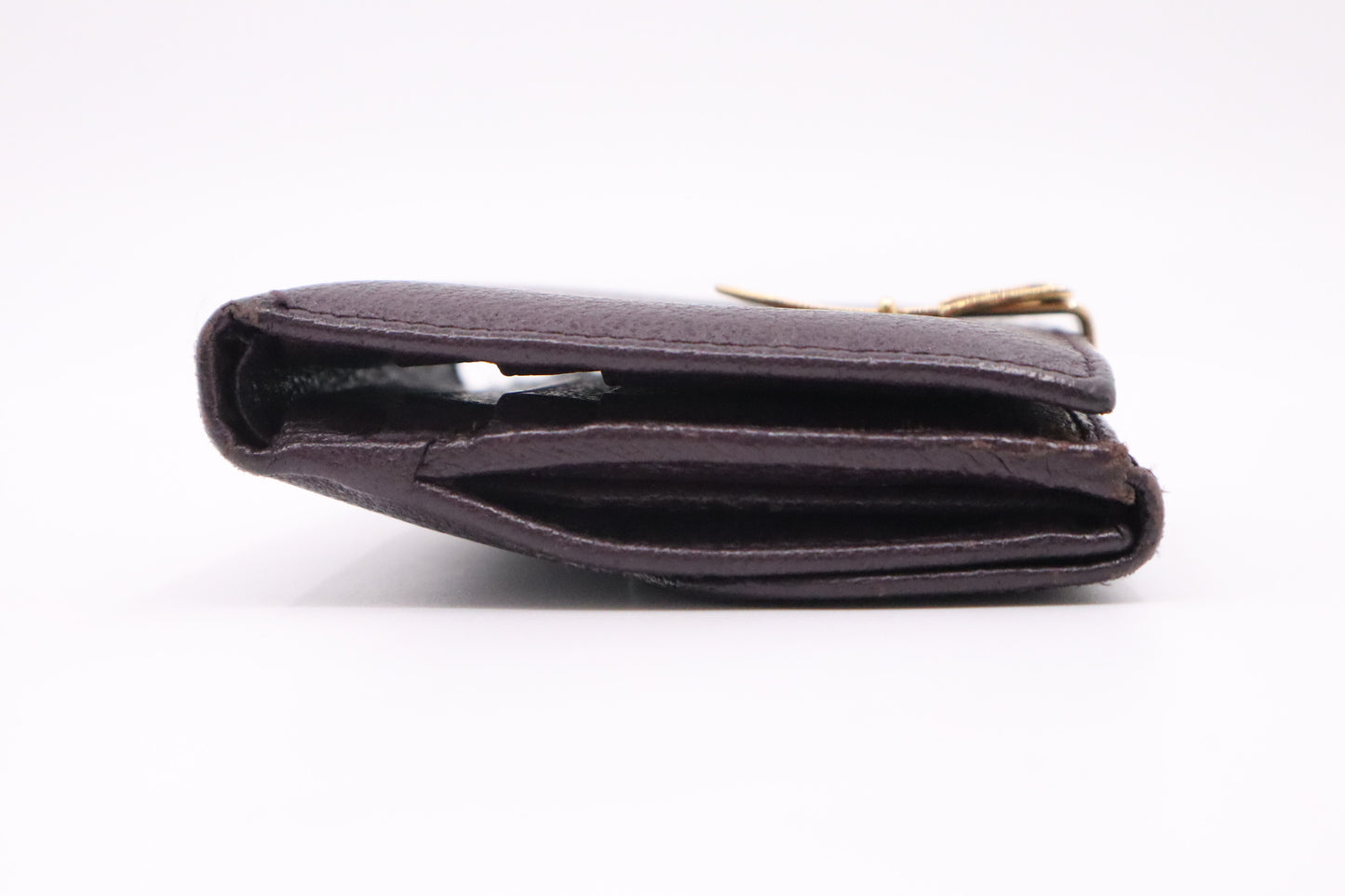 Gucci Bifold Wallet in Purple Leather