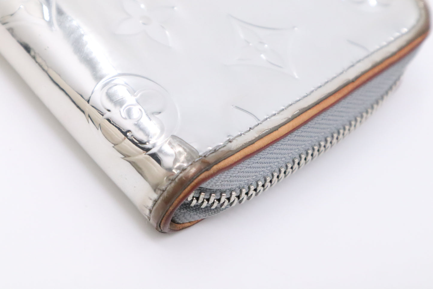 Louis Vuitton Zippy Vertical Wallet in Monogram Mirror Canvas