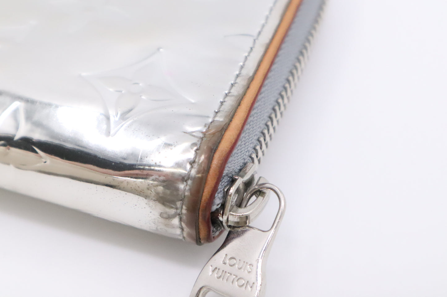 Louis Vuitton Zippy Vertical Wallet in Monogram Mirror Canvas