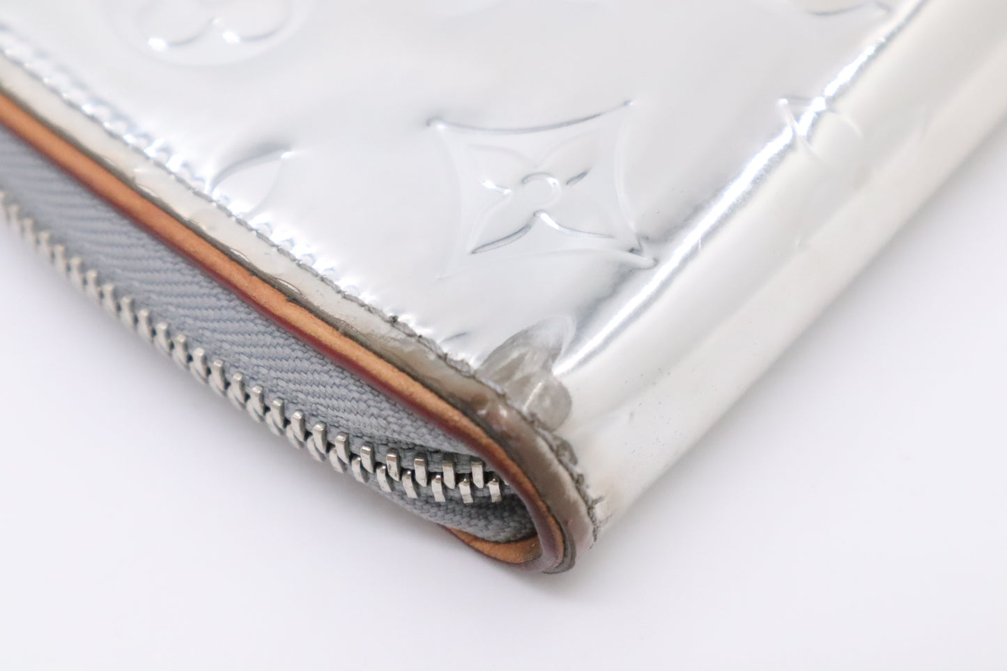 Louis Vuitton Zippy Vertical Wallet in Monogram Mirror Canvas