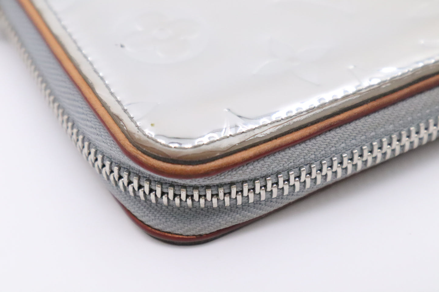 Louis Vuitton Zippy Vertical Wallet in Monogram Mirror Canvas