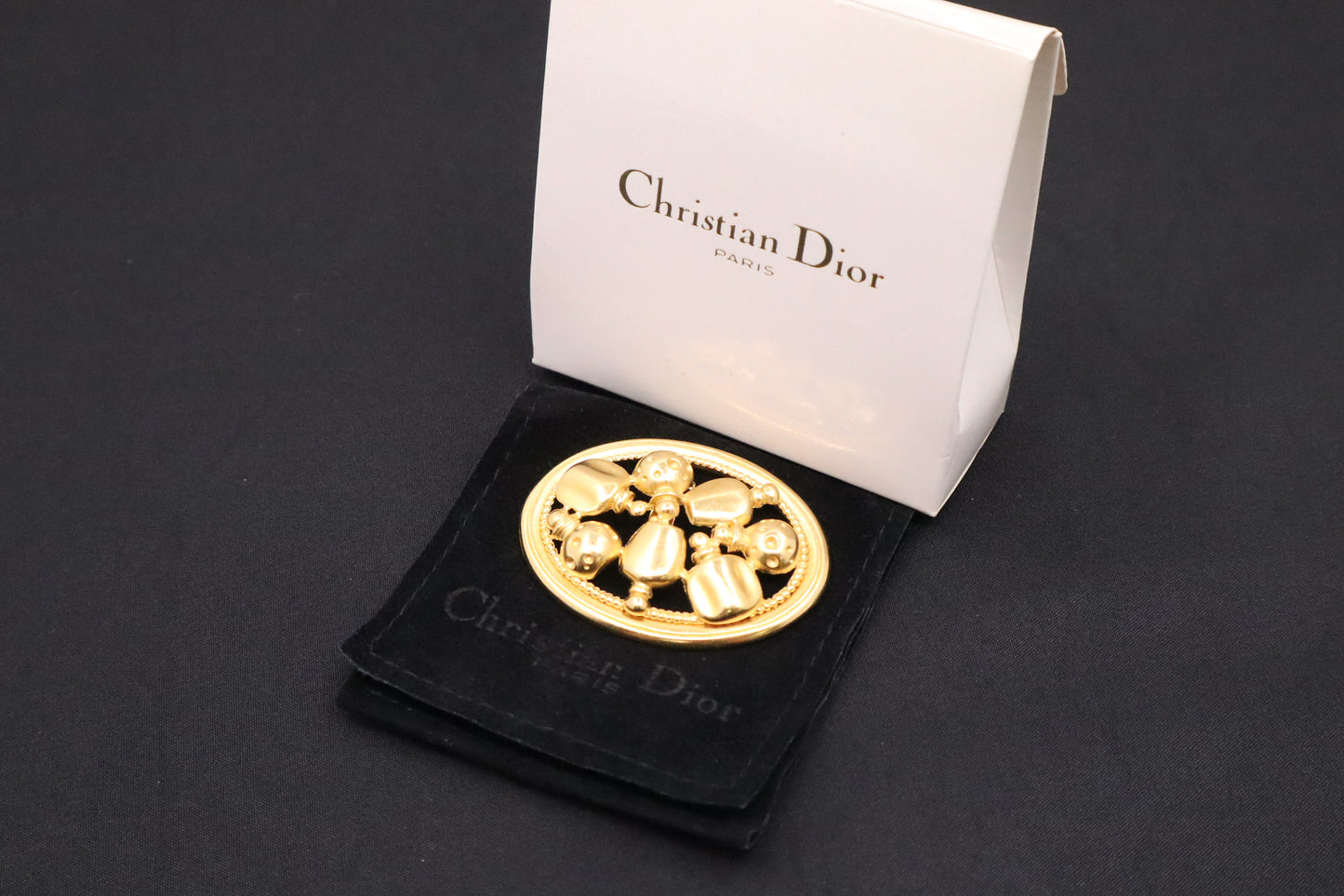Dior Perfume Motif Brooch