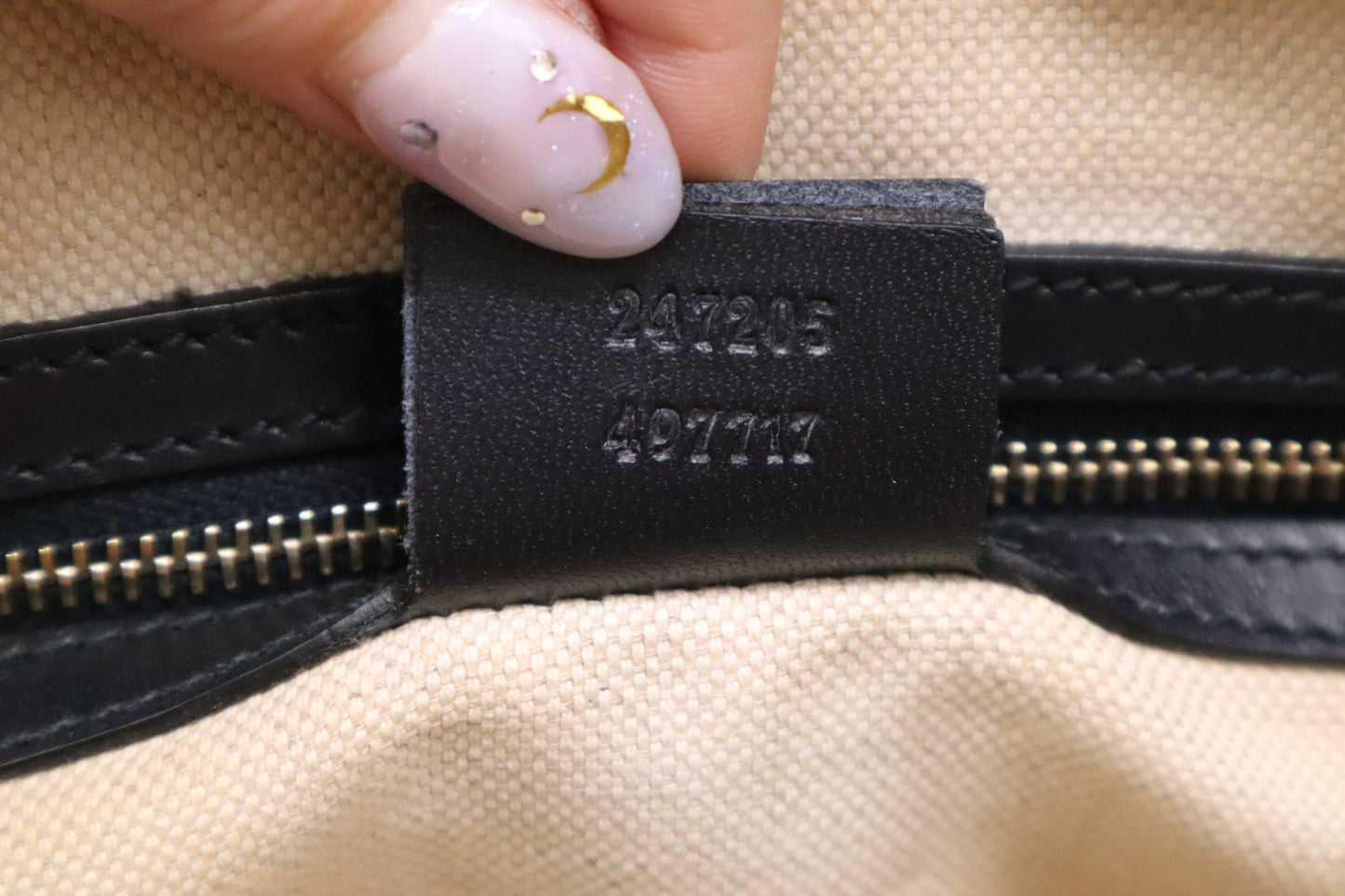 Gucci Boston Bag in Navy GG Canvas