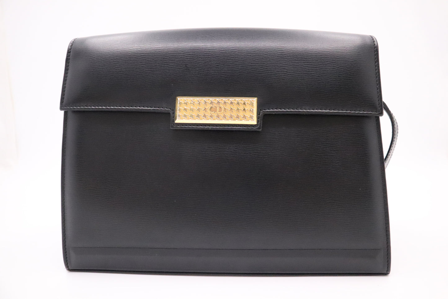 Dior Shoulder Bag in Black Leather