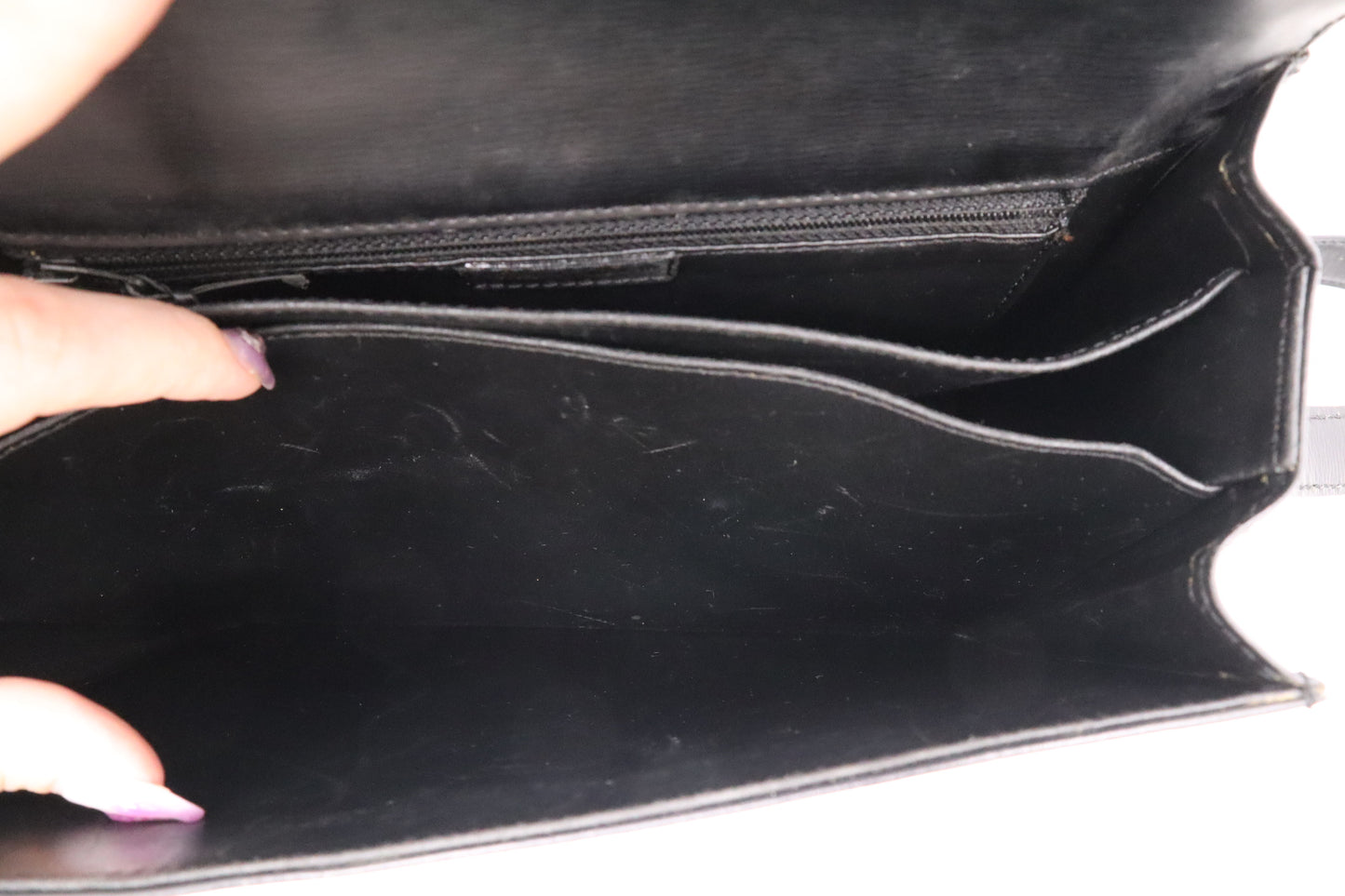 Dior Shoulder Bag in Black Leather