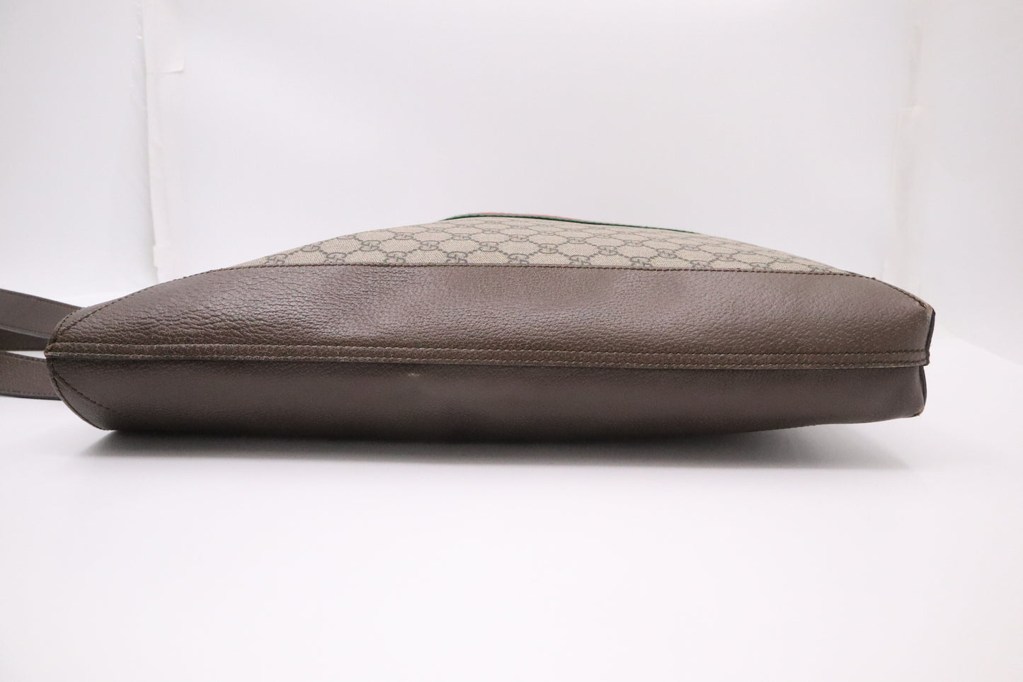 Gucci Ophidia Tote in GG Supreme Canvas and Brown Leather